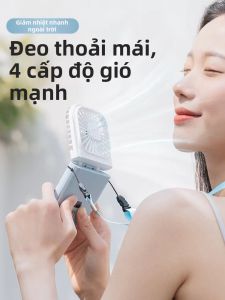 Quạt Cầm Tay Mini Di Động USB Quạt Bàn Sạc Cho Văn Phòng Quạt Tay Cầm Nhỏ Gọn Quạt Tay Cầm USB Sạc Cho Văn Phòng