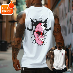 Bandai | Super Saiyan Anime Dragon Ball Majin Buu Gym Harajuku Spring Summer Mens Tank Top Fitness Oversized Casual Sports Sleeveless