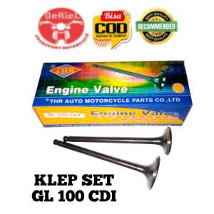 KLEP SET HONDA GL 100 CDI IN EX TERMURAH HIGH QUALITY KUALITAS TERJAMIN