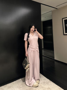 Summer Casual Pants Womens Loose Wide Leg Pants Thin Drapey Commute Style High Waist Straight Leg Polyester Fiber