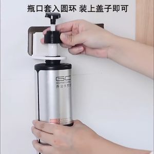 [HomeBox] 🇸🇬 No Hole No Drilling Bathroom Kitchen Adhesive Wall Bottle Hook Shower Gel Shampoo Holder