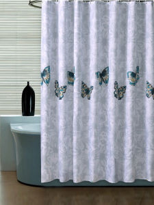 ม่านอาบน้ำชู่หนาพิเศษ รูโพลีเอสเตอร์กันน้ำ แบบไม่เจาะ ห้องน้ำ ห้องน้ำผ้า ม่านคล้อง ผู้ชาย กระชับ อ่อนของ 10 ปริมาณ