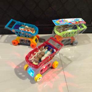 Mainan Troli keranjang bisa jalan