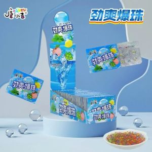 Refreshing Mint Explosion Candy Beads Snacks Kiss Date Leisure Bubble Gum Blow Pop Sugar Coated Candy Beads Non Stimulating