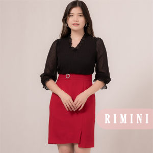 RIMINI - Dress Remaja Kondangan Vneck Berlengan Mini - Audrina Dress - 85826