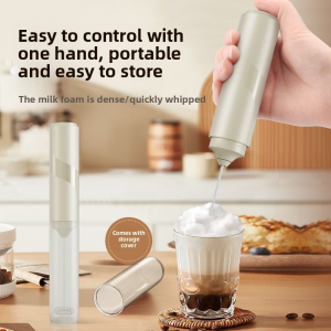 Wireless Electric Milk Mixer Battery AA Size Handheld Frother Coffee Cream Soup Peanut Butter Egg Mixer Baking Accessories