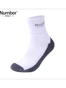 Number Golf Socks Thickened Wool Bottom Men Women Style Wear Resistant Sweat Absorbent Summer Thin Double Color Golf Socks