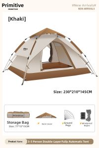 The Primitive | Portable Foldable Rainproof Camping Tent
