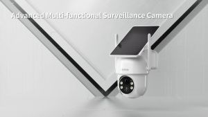 CCTV Security Camera Outdoor Wireless 3MP ANRAN Solar CCTV Camera Connect Cellphone 2.4GWIFI Remote Monitor Security Camera With Embedded Solar Panels Q04