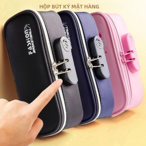 Hộp Đựng Bút Canvas Dung Tích Lớn Cho Bé Trai Khóa Mật Khẩu Di Động Sinh Viên Văn Phòng Phẩm Túi Trẻ Em Bút Cho Trường Học & Văn Phòng