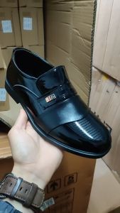 Brand GenGeGo （COD 3 Days Delivery）New Leather Shoes Mens Fashion Business Casual Formal Shoes Plus Size 38-48 Men Shoes