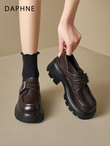 Daphne | Retro Slip-on Platform Loafers Height Increasing Slimming