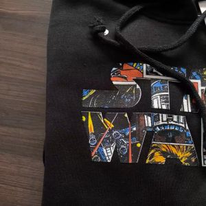 SWEATER HOODIE PULL&BEAR X STARWARS PREMIUM KUALITAS DISTRO BAHAN FLEECE TEBAL GRAMASI 280s