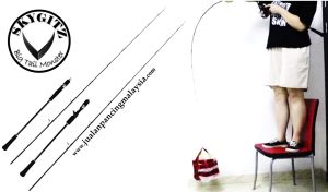 SKYGITZ MALAYSIA TAIGEK 1.98m SOLID CARBON Slow Jigging Rod Medium Slow Jigging Spinning Casting Fishing Rod