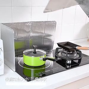 Tấm Chắn Chống Bắn Dầu Mỡ Khi Nấu Ăn - Khung Tráng Nhôm Size 32.5x84cm