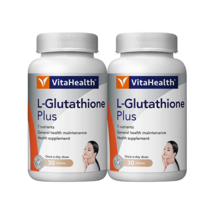 glutathione supplement malaysia VITAHEALTH L-Glutathione Plus Tp 2 X 30S