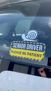Student Driver Car Sticker Please Be Patient Waterproof UV Resistant Outdoor Vinyl 100% Waterproof