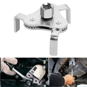 1pcs Universal Oil Filter Wrench Adjustable Install Flat Three Claw Oil Grid Disassembly Wrench FilterTool