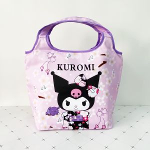 Large Capacity Thermal Lunch Box Bag for Outdoor Picnic Cold Preservation Insulated Handbag Heat Insulation Bento Bag