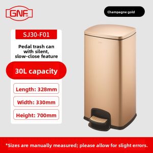 GNF | Silent Large Capacity Trash Can 50L