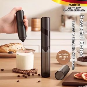 LUTUMEI | Electric Milk Frother Handheld Wireless Stirring Stick