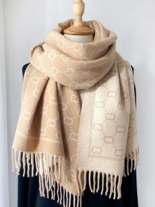 Warm Plush Faux Cashmere Shawl Scarf