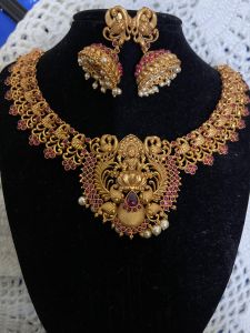 Necklace Amma Design Mate Finish. Premium Quality