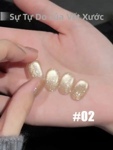 Sơn Móng Tay Gel Mắt Mèo WS 2025 Với Bộ Sưu Tập Celadon Flowing Và Hạt Thủy Tinh Kim Cương Vỡ Lấp Lánh 1-10 Chiếc 10ml Trang Trí Móng