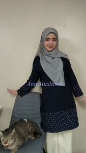Premium Baju Tshirt Muslimah Cotton (S-3XL) Ready Stock |Cutting A| Baju Wanita | pakaian perempuan | ann muslimah