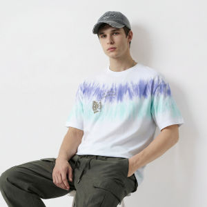Jack Jones | Summer Cotton Tie-Dye Print Men T-Shirt