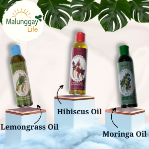 Lemongrass / Malunggay / Moringa / Hibiscus oil / Infused Oil (100ml) Massage Oil for Hair and Skin
