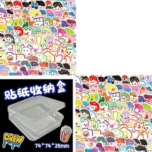 Miếng Dán Điện Thoại Di Động Dễ Thương Nhiều Màu Sắc Dopaamine Little Element Stickers Miếng Dán Bảo Vệ Chống Thấm Nước Cho Máy Tính Và Điện Thoại Di Động