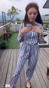 Jumpsuit Setelan Wanita Jumpsuit Hijab & Jumpsuit Seksi Bahan Rayon Busui Friendly