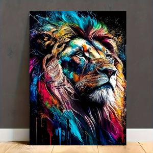 Kayou | 500/1000 PCS Jigsaw Puzzle African Lion Home Family Activity Games for Gameroom Bedroom Home Decor Frameless