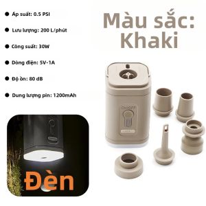 Máy Bơm Không Khí Điện Mini USB Có Thể Sạc Lại Máy Bơm Chân Không Di Động Để Bơm Hơi Xả Hơi Túi Bảo Quản Chân Không Phao Bơi Giường Hơi Cắm Trại