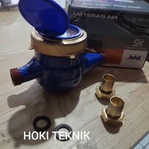 Meteran Air Pam Pdam Bodi Besi 1/2 inch SNI