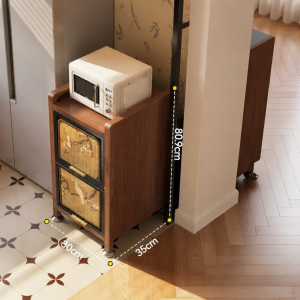 MEISD | Narrow Wall-Mounted Steel Storage Rack for Small Spaces