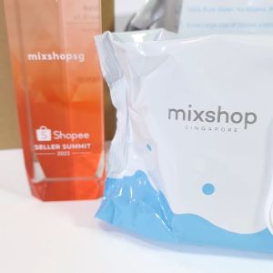 mixshop Daily use wet tissue 5 Pkt per Carton Total 400 Sheets Premium Thick Baby Wet Wipes SG Ready Stock