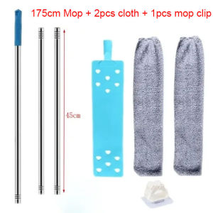 Long Handle Mops Detachable Floor Ceiling Cleaning Mops Bed Bottom Dust Cleaner Sofa Dust Removal Brush Household Cleaning Tools