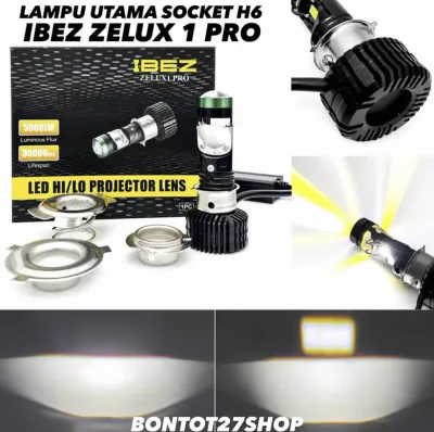 IBEZ ZELUX 1 PRO Lampu Utama H6 H4 H7 LED
