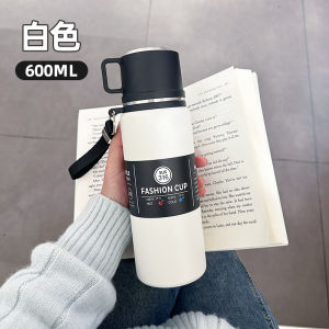 Large Capacity Stainless Steel Water Bottle Insulated Cooling Cup for Girls School Travel Modern Simple Style Drinkware