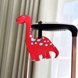 1/3PCS Animal Dinosaur Luggage Tag Identification Tag Travel Suitcase Bag Accessories Airport Suitcase Items Anti-loss Name Logo