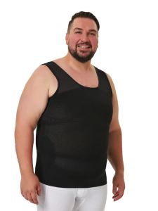 Mens Shapewear Slimming Body Corset Vest Shirt Compression Abdomen Tummy Belly Control Slim Waist Cincher Underwear Sports Vest