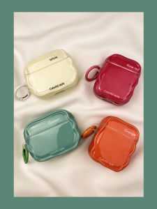 Simple Pure Color Personality English Airpods4 Protective Case Suitable for  pro Earphones Soft TPU Wireless Bluetooth