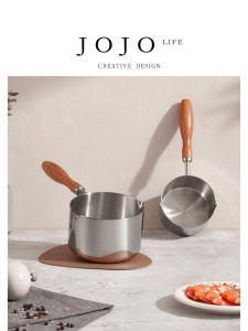 JOJO LIFE | Multi-Purpose Small Pot for Heating Oil Frying Egg and Drizzling Oil