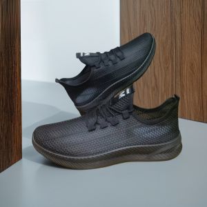 Mens Summer Breathable Mesh Sports Shoes Casual Running Shoes Soft Bottom Anti-slip Shoes Comfortable Slip-On Sneakers