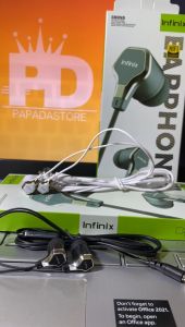 NEW Headset INFINIX 100% Super Bass Hi-Fi Audio Effect clear Human extra bass Suara jernih In-earphone
