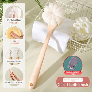 Long Handle Dual-Side Scrub Bath Brush