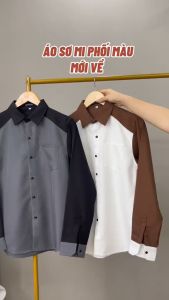 Áo sơ mi nam dài tay chất lụa kate chống nhăn xù phong cách trẻ trung cá tínhtrẻ trung mẫu mới giá rẻ TANBEO_SHOP