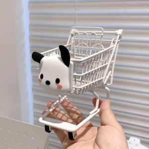 Giỏ Đựng Đồ Để Bàn Giỏ Đựng Đồ Xe Đẩy Nhỏ Hình Chó Tai To Đáng Yêu Giỏ Đựng Đồ Làm Đẹp Làm Đẹp Giỏ Mua Hàng Thoát Nước